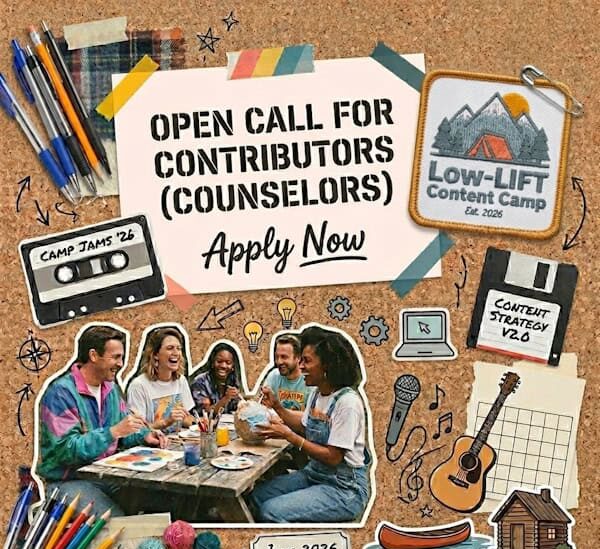 low-LIFT Content Camp
